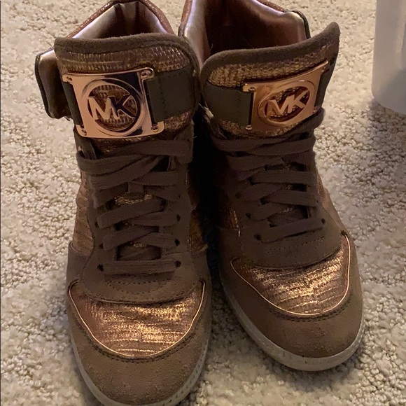 Michael Kors wedge high top sneakers - Picture 3 of 5